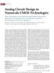 Analog Circuit Design in Nanoscale CMOS Technologies