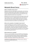 Metastatic Breast Cancer - Patient Education