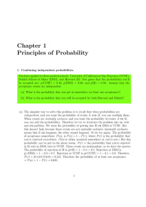 Chapter 1 Principles of Probability
