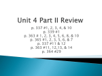 Unit 4 Part II Review