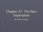 PPT 27 The New Imperialism