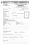 Medical Assessment Form (MAF)