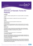 Glossary of Terms - Liverpool Womens NHS Foundation Trust