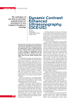 Dynamic Contrast Enhanced Ultrasonography (DCE-US)