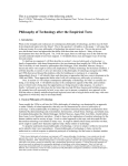 Philosophy of Technology after the Empirical Turn