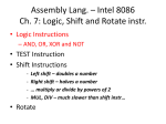 Assembly Language