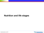Nutrition and life stages