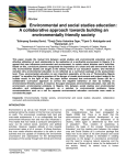 Environmental and social studies education: A collaborative