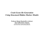 Crash Scene Re-Generation Using Structural Hidden Markov Models