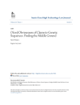 (Non)Obviousness of Claims to Genetic Sequences: Finding the