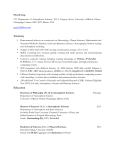 Summary Education - Department of Atmospheric Sciences