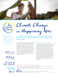 I am Climate Change One Pager - CRS University