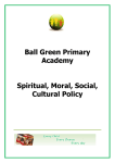 Ball Green Primary Academy Spiritual, Moral, Social, Cultural Policy