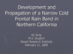 Development and Propagation of a Narrow Cold Frontal Rain Band