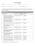 EC Tour Checklist - Joint Commission Resources