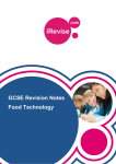 GCSE Revision Notes Food Technology