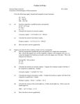 Problem Set #9-Key Sonoma State University Dr. Cuellar Economics