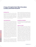 A Case of Complete Heart Block Secondary to ANCA