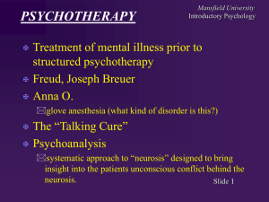 Psychotherapy - Mansfield University