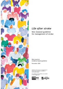 Life after stroke
