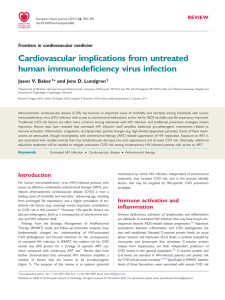 Cardiovascular implications from untreated human