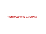 Thermoelectric Mater..