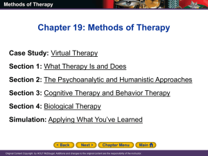 Methods of Therapy