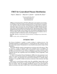 FBST for Generalized Poisson Distribution - IME-USP