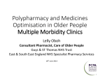 Multiple Morbidity Clinics - Primary Care Pharmacists` Association