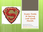 Spring into Super Foods