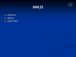 XML II