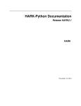 HARK-Python Documentation Release HARK2.1 HARK