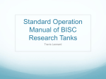 Standard Operation Manual of BISC Research Tanks