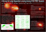 Poster: A Survey for Large Separation Lensing