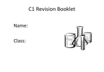 C1_Revision_Sheets[1] - Chew Valley School | Intranet Homepage