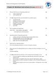 Chapter 24: Worksheet mark scheme