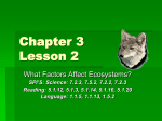 Which Factors Affect Ecosystems