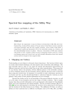 Spectral line mapping of the Milky Way