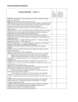 Priority Standards Checklist Priority Standard Algebra 2 Readiness