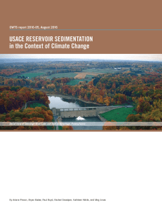 U.S. Army Corps of Engineers Reservoir Sedimentation in the