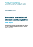 Economic evaluation of clinical quality registries: five Australian