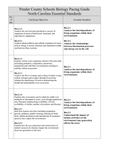 Physics Pacing Guide - Pender County Schools