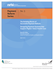 The Building Blocks of Successful Payment Reform