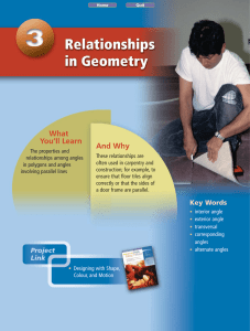 3.2 Exterior Angles of a Triangle