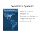 Population Dynamics