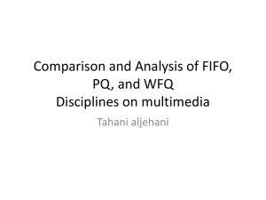 Comparison and Analysis vedio and audio using Queues