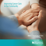 Improving Cancer Care in Our Community