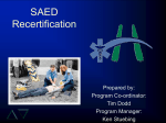 SAED Recert - Hamilton Health Sciences
