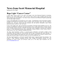 Hope Light “Cancer Corner” - Indiana Rural Health Association