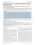 Larval Connectivity in an Effective Network of Marine Protected Areas